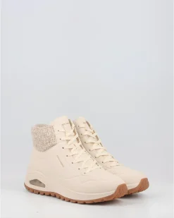 Botines Skechers Uno Rugged Beig
