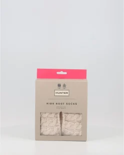 Calcetines Hunter Kids 6 Stitch Cable Boot Socks Blanco