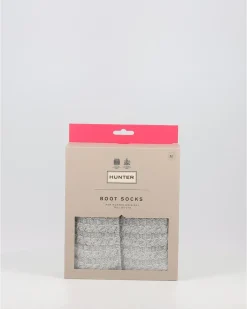 Calcetines Hunter Recycled Mini Cable Boot Tall Gris