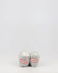 Calcetines Hunter Recycled Mini Cable Boot Tall Gris