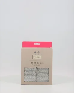 Calcetines Hunter Recycled Mini Cable Boot Short Gris