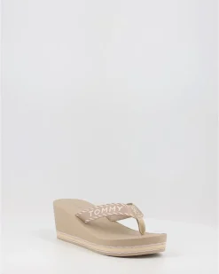 Chanclas Tommy Hilfiger Tommy Webbing H Wedge Sandal Verde