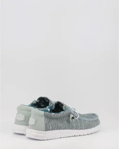 Náuticos Hey Dude Wally Sox Gris