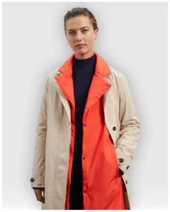 Plumiferos Ecoalf Albertalf Jacket Woman Taupe