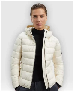 Plumiferos Ecoalf Aspenalf Jacket Woman Beig