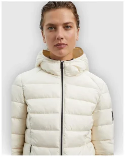 Plumiferos Ecoalf Aspenalf Jacket Woman Beig