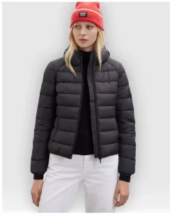 Plumiferos Ecoalf Aspenalf Jacket Woman Negro