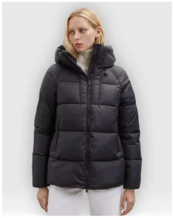 Plumiferos Ecoalf Fujialf Jacket Woman Negro