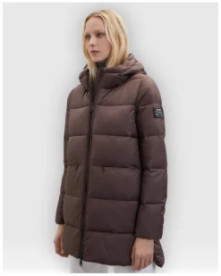 Plumiferos Ecoalf Marangualf Jacket Woman Marron