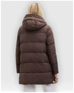 Plumiferos Ecoalf Marangualf Jacket Woman Marron