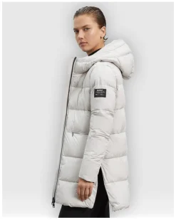 Plumiferos Ecoalf Marangualf Jacket Woman Beig