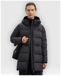 Plumiferos Ecoalf Marangualf Jacket Woman Negro