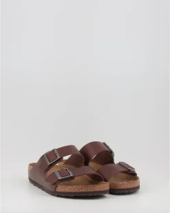 Sandalias Birkenstock Arizona Le Vintage Wood Roast Bg Marron