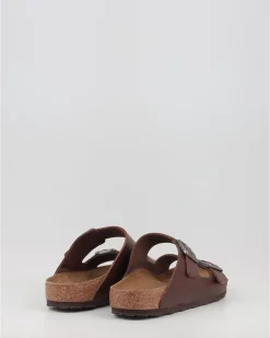 Sandalias Birkenstock Arizona Le Vintage Wood Roast Bg Marron