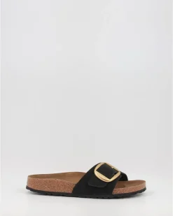 Sandalias Birkenstock Madrid Big Buckle Lenb Negro