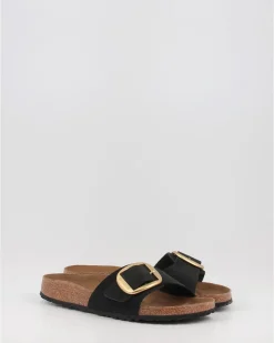 Sandalias Birkenstock Madrid Big Buckle Lenb Negro