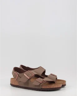 Sandalias Birkenstock Milano Bfbc Narrow Marron