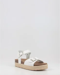Sandalias Obi Shoes 801-He-Tal Blanco