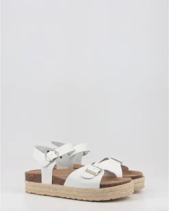 Sandalias Obi Shoes 801-He-Tal Blanco