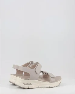 Sandalias Skechers Arch Fit - Touristy 119247 Taupe