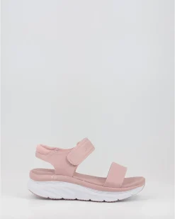 Sandalias Skechers D'Lux Walker - New Block 119226 Rosa