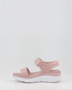 Sandalias Skechers D'Lux Walker - New Block 119226 Rosa