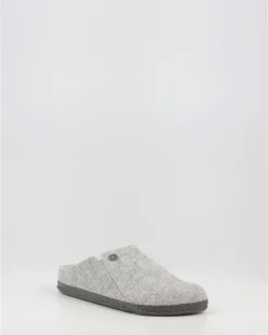 Zapatillas De Casa Birkenstock Zermatt Shearling Fe Gris