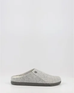 Zapatillas De Casa Birkenstock Zermatt Shearling Fe Gris