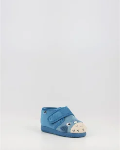 Zapatillas De Casa Victoria Ojala Animales 105119 Azul