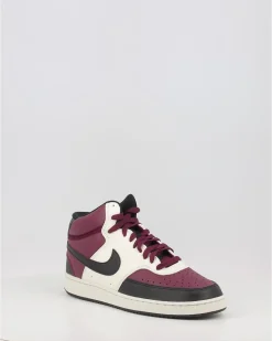 Zapatillas Nike Court Vision Mid Next Nature Dn3577 Granate