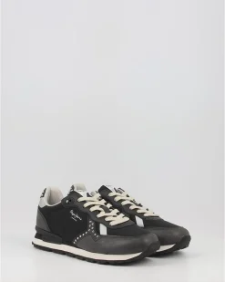 Zapatillas Pepe Jeans Brit Print Sid W Pls31525 Negro
