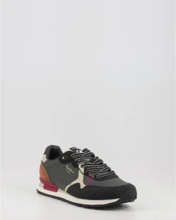 Zapatillas Pepe Jeans Brit Print M Pms30984 Negro