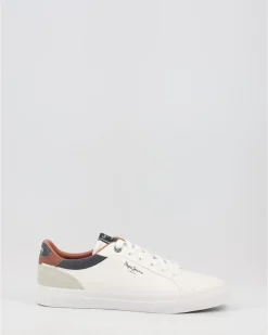 Zapatillas Pepe Jeans Kenton Court Pms30839 Blanco
