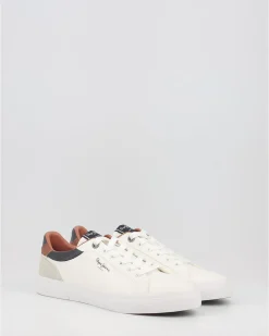 Zapatillas Pepe Jeans Kenton Court Pms30839 Blanco