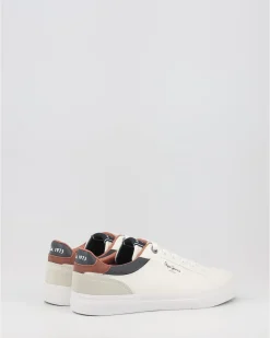 Zapatillas Pepe Jeans Kenton Court Pms30839 Blanco
