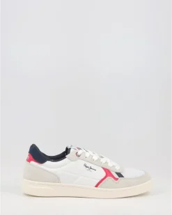 Zapatillas Pepe Jeans Kore Vintage M Block Pms30900 Blanco