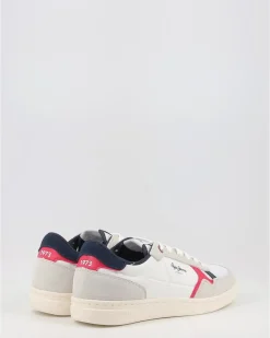 Zapatillas Pepe Jeans Kore Vintage M Block Pms30900 Blanco