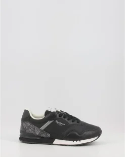Zapatillas Pepe Jeans London Rider W Pls31526 Negro