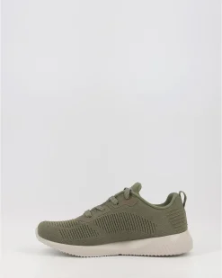Zapatillas Skechers Bobs Squad Ghost Star 117074 Verde