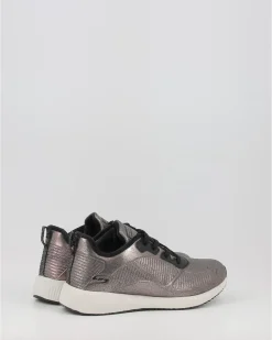 Zapatillas Skechers Bobs Squad Sparkle Life 33155 Metalizado