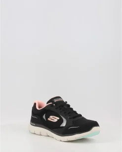 Zapatillas Skechers Flex Appeal 4.0 True Clarity 149299 Negro
