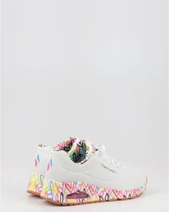 Zapatillas Skechers Jgoldcrown Uno - Loving Love 155506 Blanco