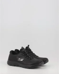 Zapatillas Skechers Summits - Itz Bazik 88888301 Negro