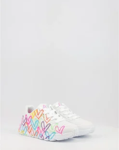 Zapatillas Skechers X Jgoldcrown: Uno Lite 314064L Blanco