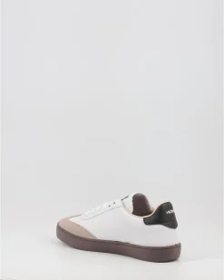 Zapatillas Victoria Berlin Ciclista Efecto Piel & Serraje Blanco