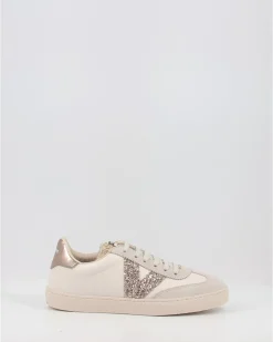 Zapatillas Victoria Berlin Ciclista Efecto Piel & Borreguito Beig