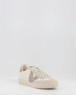 Zapatillas Victoria Berlin Ciclista Efecto Piel & Borreguito Beig