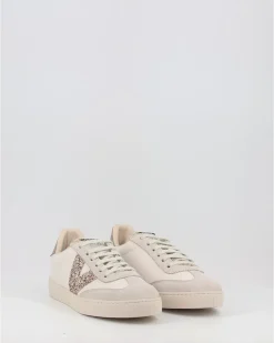 Zapatillas Victoria Berlin Ciclista Efecto Piel & Borreguito Beig
