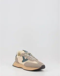Zapatillas Victoria Cosmos Retro Nylon & Serraje Taupe
