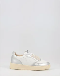 Zapatillas Victoria Seul Metal Efecto Piel Plata